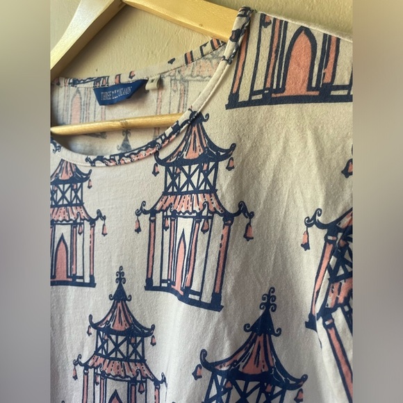 Three Islands Woman’s Cotton Top Size Medium - Picture 3 of 6